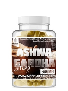 QRP Nutrition ASHWAGANDHA Strong 600mg 100capsules