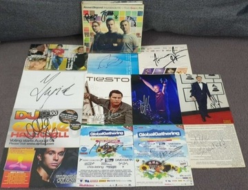 UNIKAT Kolekcja Autograf Bilet CD Tiesto Armin