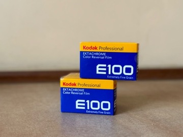 Film Kodak Ektachrome E100 35mm 2022 slide klisza