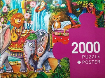 Puzzle 2000 Egzotyczne safari