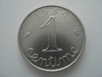 Francja 1 centime 1969