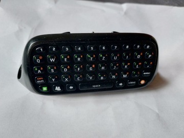 Xbox 360 chatpad klawiatura czarna
