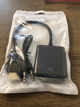 Przejściówka, adapter z HDMI na VGA