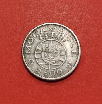 Moneta 5 eskudo 1973, Mozambik