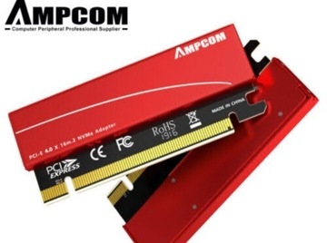 Adapter Ampcom 4.0×16m.2 NVMe (326&)