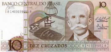 BRAZYLIA - 10 CRUZADOS - UNC