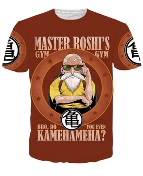 DRAGON BALL Koszulka 2XL Kamesennin Master Roshi