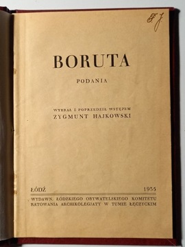 Boruta Podania Zygmunt Hajkowski 1935 UNIKAT