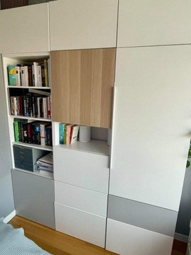 Ikea Besta - regał, 3 korpusy szer. 180 cm x głęb, 39 wys. 139 +38 cm