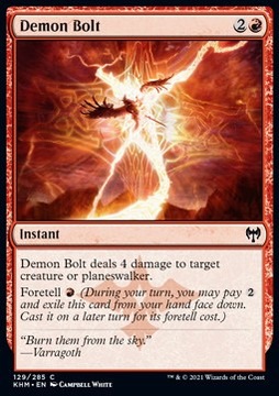 Demon Bolt - KHM - FOIL