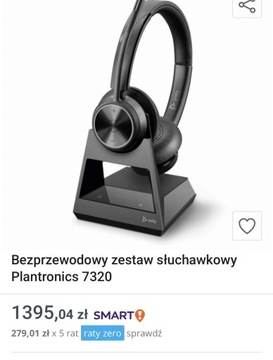 Bezprzewodowy zestaw słuchawkowy savi 7320