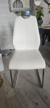 4 Krzesła ze skóry ekologicznej