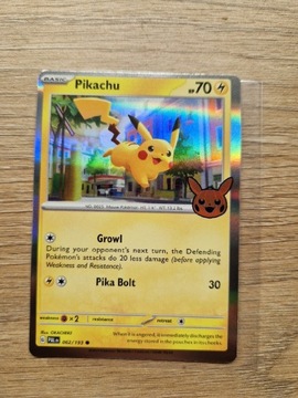 Pikachu misscut error Pokemon karty tcg 