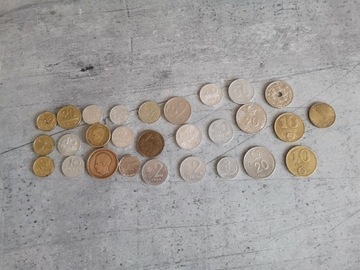 Zestaw 28 monet Kraje Europy 