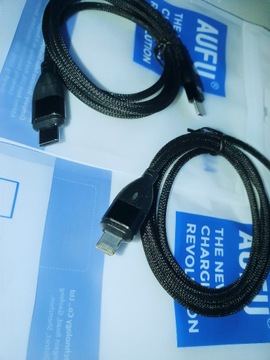 2xnowy  Kabel magnetyczny USB C PD i Iphone 100W 