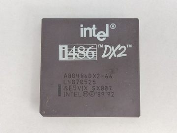 Intel 486 DX 2 66 Mhz A80486DX2-66 SX807