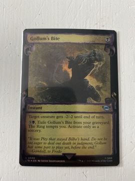 MTG - LTR Gollum’s Bite - Silver foil