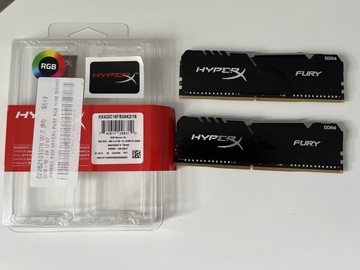 RAM Hyperx Fury RGB 16 GB (2x8 GB) 3200 MHZ DDR 4
