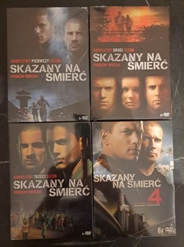 SKAZANY NA ŚMIERĆ SEZON 1-4 [22DVD] Lektor, Napisy PL, FOLIA