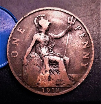 One Penny 1918. ANGLIA.   Nr-74