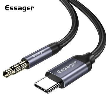 USB-C Jack 3,5 mm przewód przejściówka kabel USBc