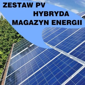 Fotowoltaika, instalacja 10,0 kW HYBRYDA - Z DOKUM