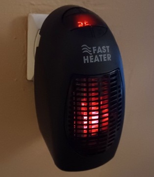 Grzejnik elektryczny FAST HEATER 400W, do gniazdka