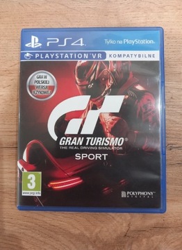 GRAN TURISMO SPORT - PS4 - UŻYWANA