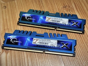 Pamięci 16GB DDR3 GSkill RipjawsX 2x8Gb 1600CL9