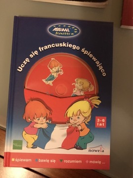 Książka francuski śpiewająco z cd 