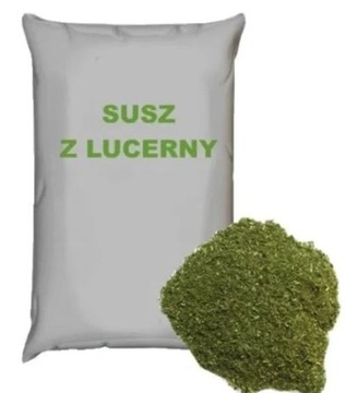 Susz z lucerny - sypki i granulowany 25 kg