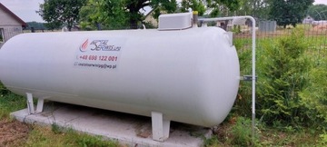 Zbiornik na gaz płynny LPG 4850L naziemny