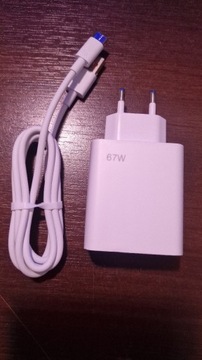 Ładowarka 67W 6A Usb-C Dla Xiaomi Poco Redmi