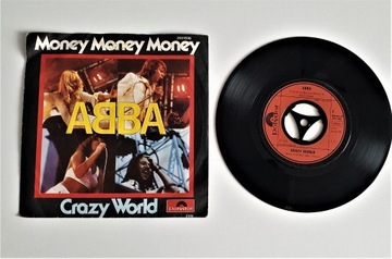 ABBA Money Money Money/Crazy World singiel winyl 