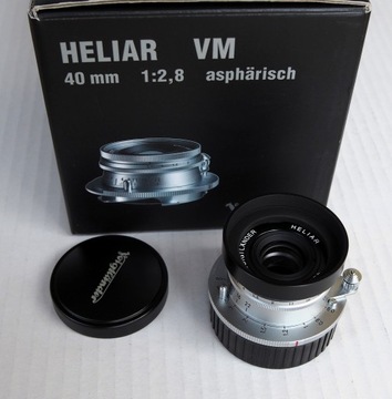 Voigtlander Leica M Heliar 40 mm f/2,8 M - srebrny