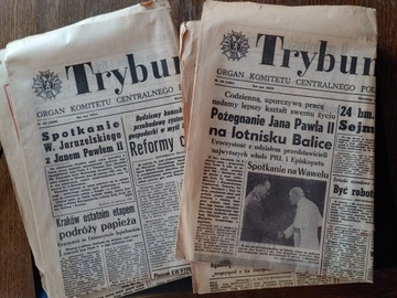 Gazeta Zestaw Trybuna Ludu 1983r Pamiątki PRL 