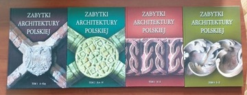 Zabytki architektury polskiej, tomy 1-4 