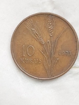 305 Turcja 10 kuruszy, 1973