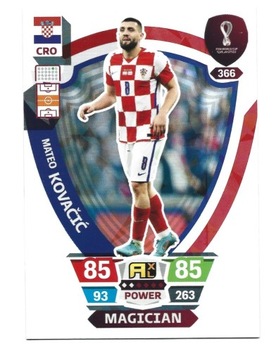 PANINI WORLD CUP QATAR 2022 KOVACIĆ MAGICIAN 366