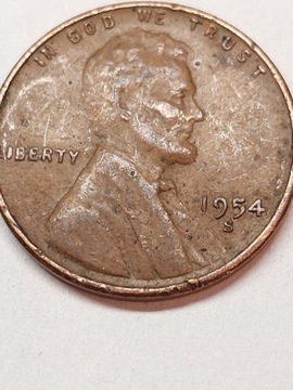 Moneta 1 cent 1954 s