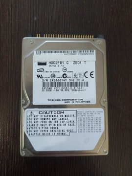 Dysk twardy Toshiba HDD2181 2,5" 30GB    