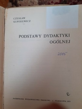 Podstawy dydaktyki ogólnej