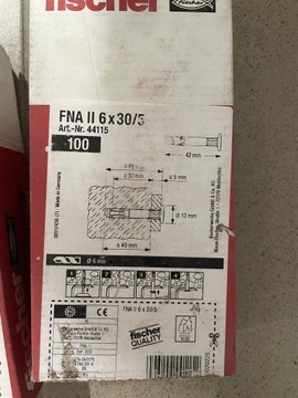 Kotwa gwoździowa FMA II 6x30/5 44115 Fischer