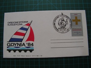 M327 Stempel okoliczn. 84 188 - OWF Gdynia 1984