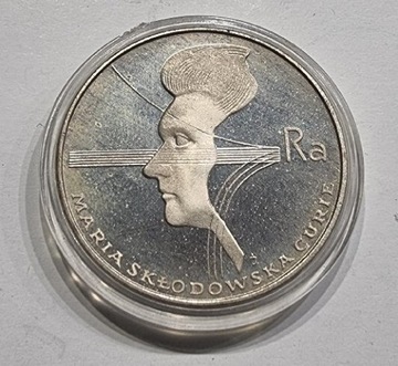100zł 1974 Maria Skłodowska Curie nr1