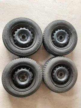 Opony i felgi 175/70 R13 ZIMOWE + kołpaki