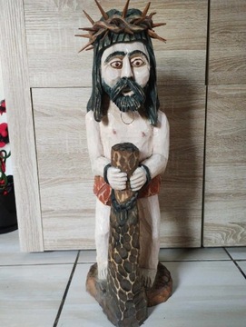 Figura drewniana Jezus