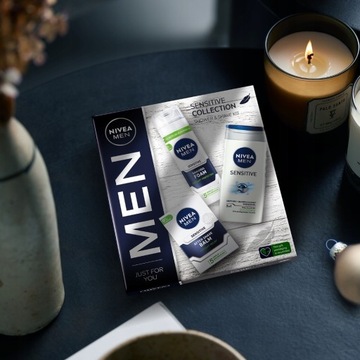 NIVEA MEN 3w1 PREZENT ZESTAW DO GOLENIA 