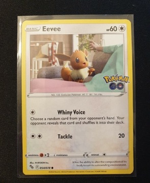 054/078 Eevee | Pokemon GO - Karty Pokemon TCG