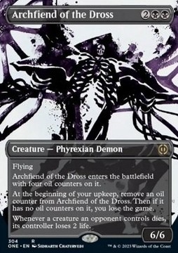 Karta MTG Archfiend of the Dross (V.1) (XONE)